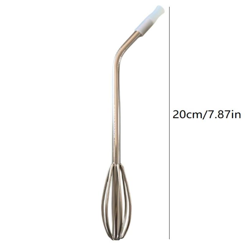 1pc Stainless Steel Straws Reusable Multi-functional 2in1 Innovation The Whisk Straw Whiskee Straw Adventure Quencher