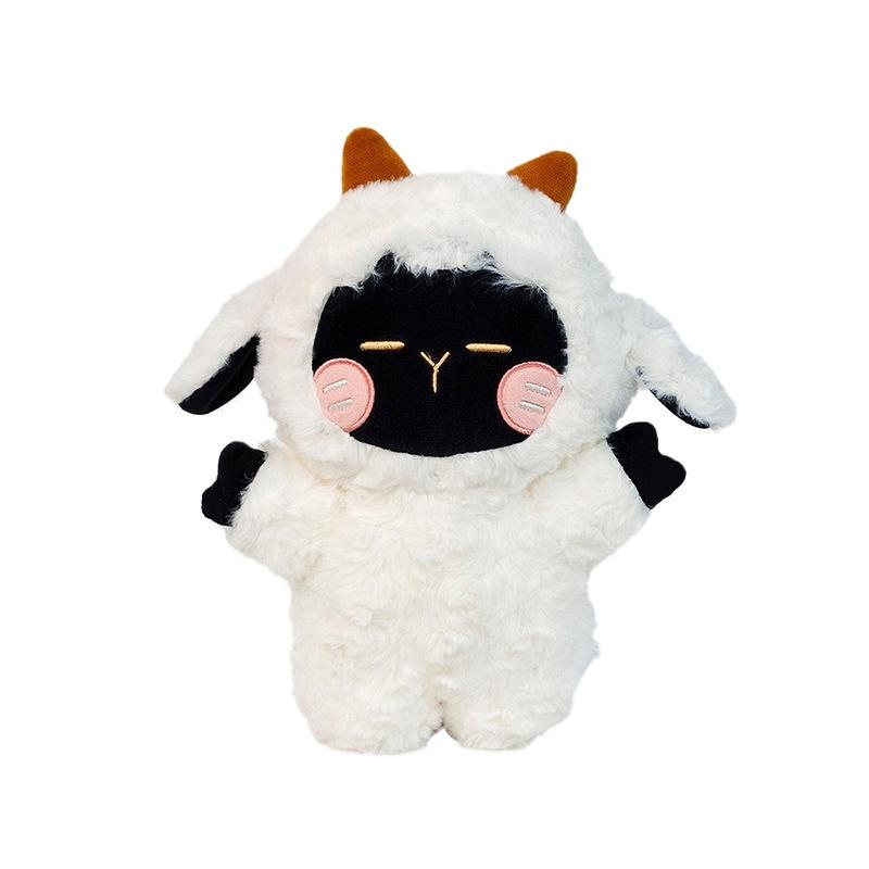Eight-inch Machine Doll Cute Lamb Doll Plush Toy Wedding Sprinkler Doll Claw Machine Stall Doll