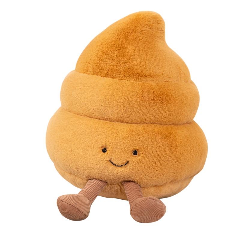 Kawaii Toiletten-Plüschtier Humanoide Spielzeug-Stoffpuppe Kackhaufen-Rollenpapier-Plüschtier Lachend Mit Beinen Requisiten-Dekoration Geschenk
