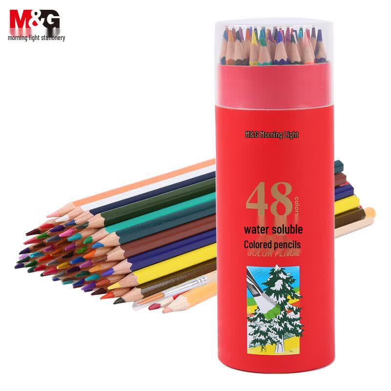 M&G 48-Color Water-Soluble Colored Pencils