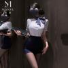Man Wants Sexy Underwear Female Flight Attendant Uniform Seduction Secretary Suit Cosplay Professional Wear 9528