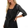 Damen Cardigan 3/4 Ärmel Leichte Jacke