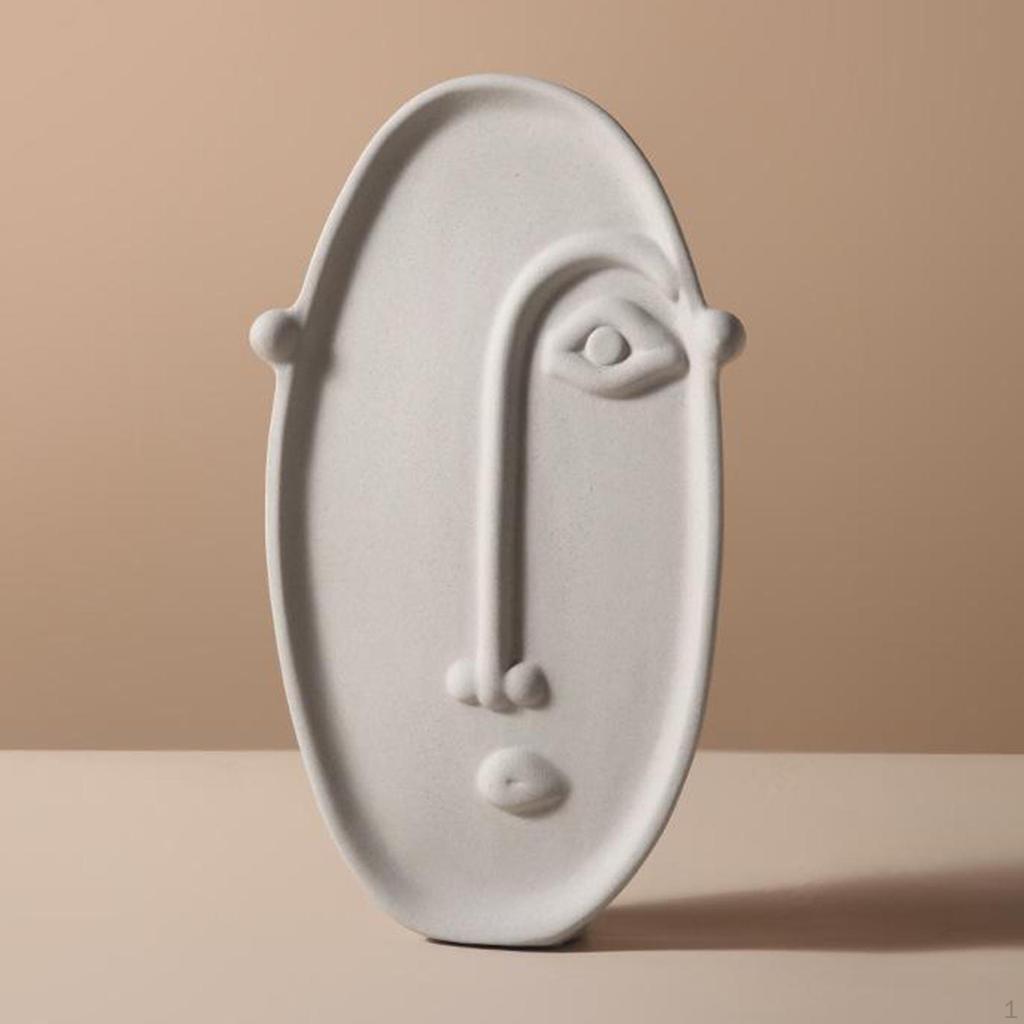 Blumenvase, Keramik Menschlich Modern Dekorative Vase Arrangement für Zuhause Büro und
