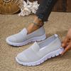 Fashion Women's Casual Mesh Shoes Breathable Sneakers Shallow Mouth Loafers Comfort Vulcanize Shoes Outdoor Lightweight Walking Footwear
