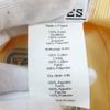 Excellent HERMES hat Calvi Serie Metal Bucket Hat yellow cotton Women 57 Used