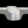 110MM Offset WC Connection Nozzle Toilet Adapter Pipe for Effortless Assembly Setup