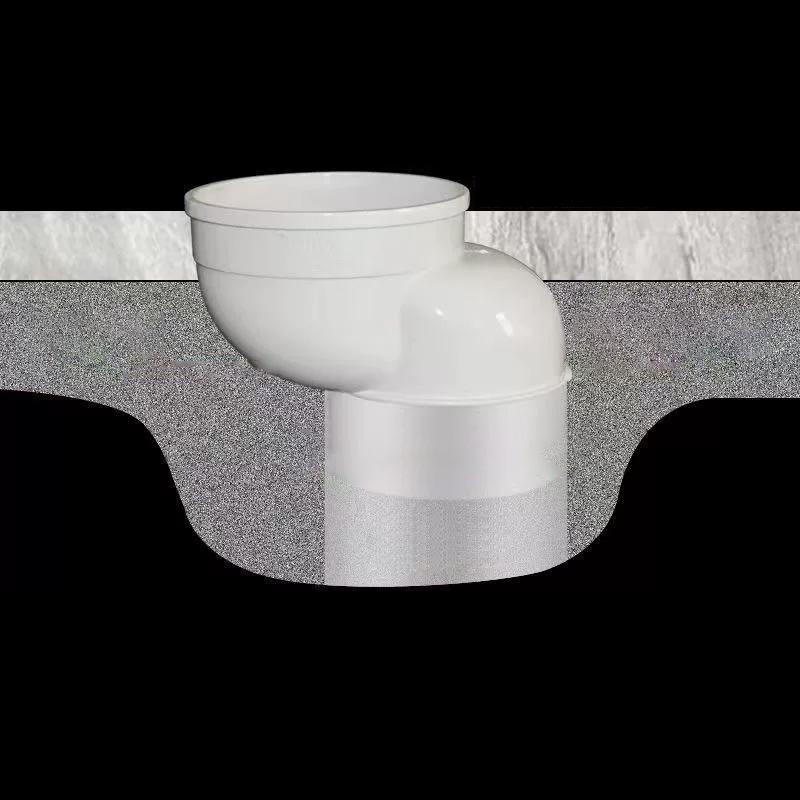 110MM Offset WC Connection Nozzle Toilet Adapter Pipe for Effortless Assembly Setup