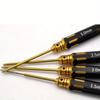 4pcs/set Titanium Plated Four Piece Set of Aviation Model Screwdrivers, Car Models, Aviation Models, Ship Models, High-speed Steel Internal Hexagonal