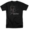 26 Harry Potter Harrys Wand Portrait T Shirt Mens Licensed Wizard Movie Tee Black Unisex T-Shirt