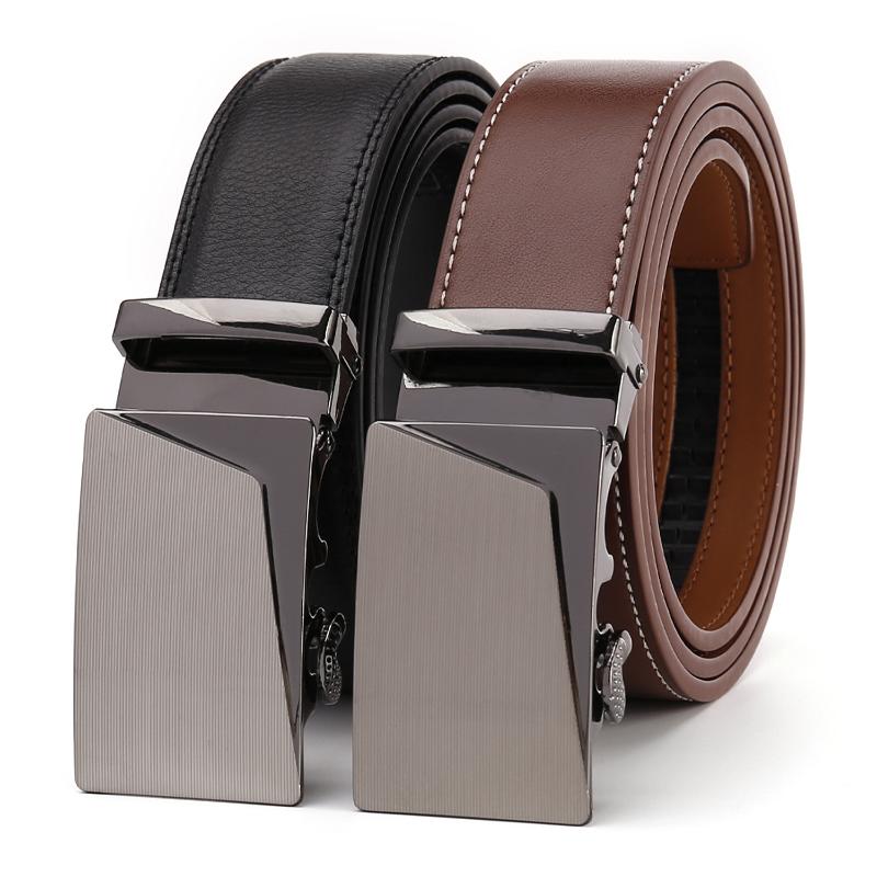 PULO Automatický opasek s přezkou Pánský opasek Ležérní Businessový Špičkový Pánský opasek