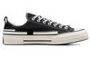 Chuck 70 Converse Tacco Hacked Low 'Nero Riflettente' A07984C
