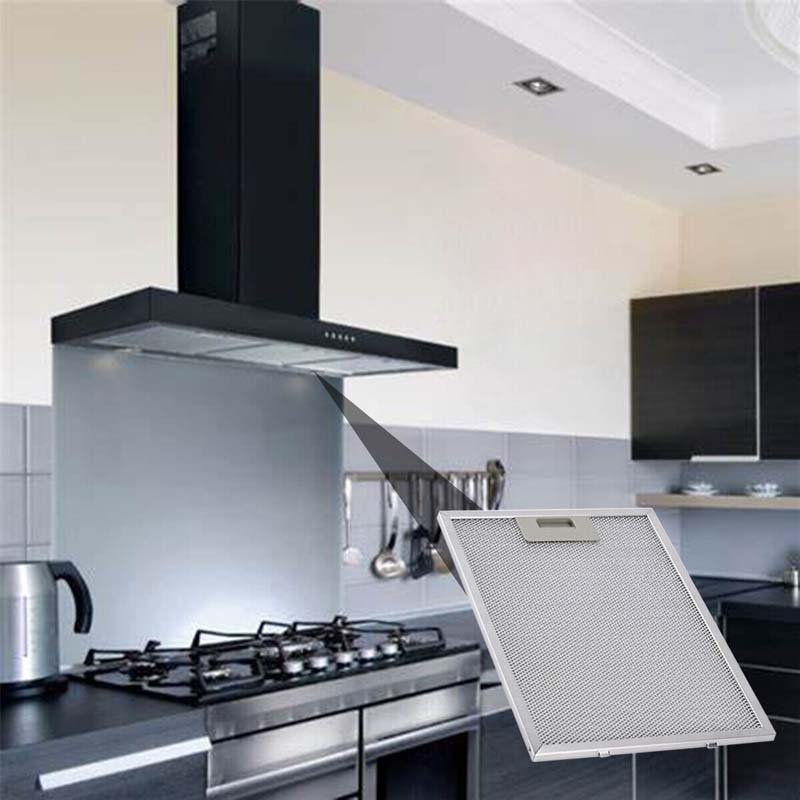 2ks univerzální filtry odsavače par Kovová síťovina odsavač ventilační filtr 320x260 mm