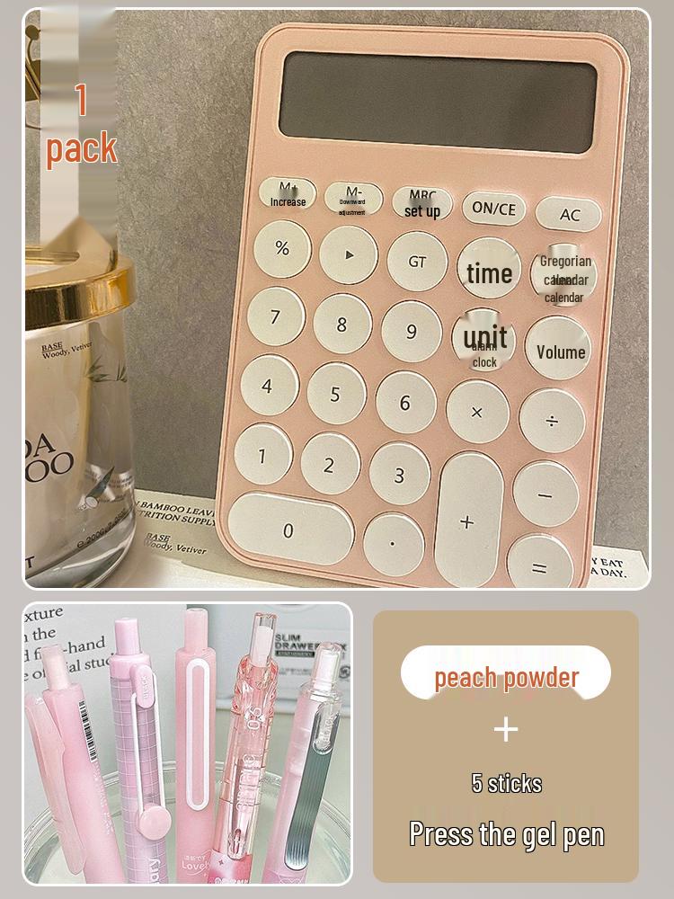 High-Value Mini Calculator: Goddess Model, Office-Specific, Voice-Enabled, for Cute and Stylish Girls