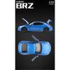 1/32 Subaru BRZ Legering Sportsbil Modell Støpt Metall Leke Simuleringskjøretøy Lyd Lys Samleserie Gutt for Barnas Leke Gave