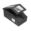 Hat Storage Box, Stackable Space-Saving Design, with Zipper Closure Organizer, Dustproof Clear Window Hat Container, for Men Women Hat Organize