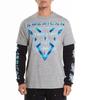 American Fighter Men'S L/S T-Shirt Central Falls 2Fer