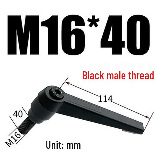 Adjustable Ratchet Handle L-Shaped Wrench with M5/M10/M16 Set Screw 7-Shaped Quick Lock Bolt