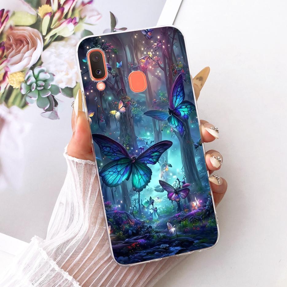 For Samsung Galaxy A20 A20e A20s Case Cute Lion Fashion Painted Cover Soft Silicone Case For Samsung A20 A 20 s Galaxy A20e Bags