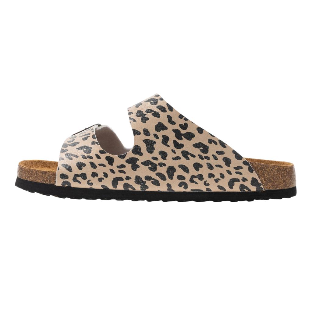 Regatta Womens/Ladies Mia Leopard Print Double Strap Sandals