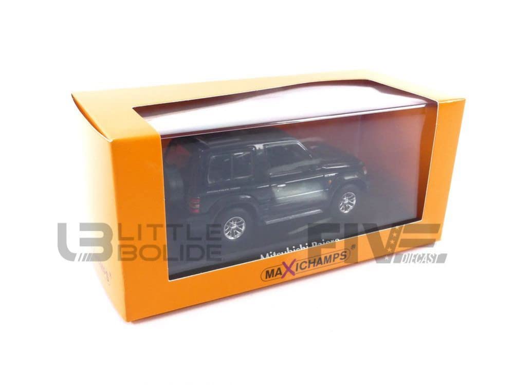 Maxichamps 940163370 Mitsubishi Pajero Collectible Miniature Car 143 SWB-1991-Black