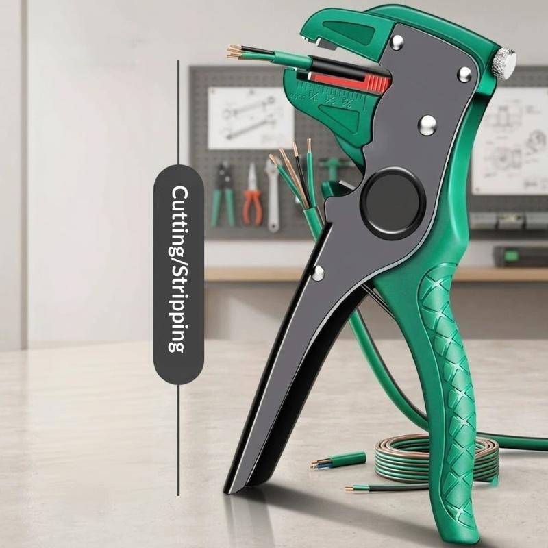 1Pcs Automatic Wire Stripper Duckbill Wire Stripper Length Adjustable Flat Wire Cutter Wire Stripper For Electrician