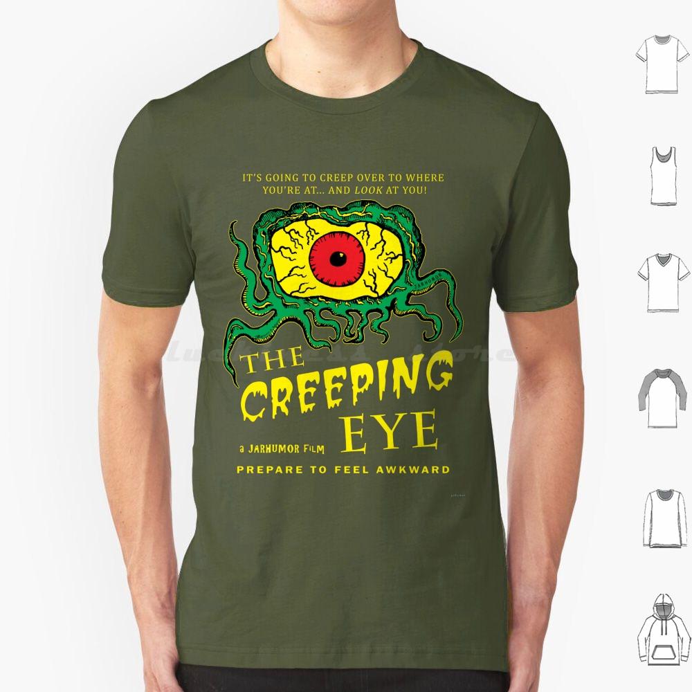 The Eye T Shirt 6xl Cotton Cool Tee The Crawling Eye Movie Movies Parody Classic Horror Bad Cult Monster Creature Evil Creepy