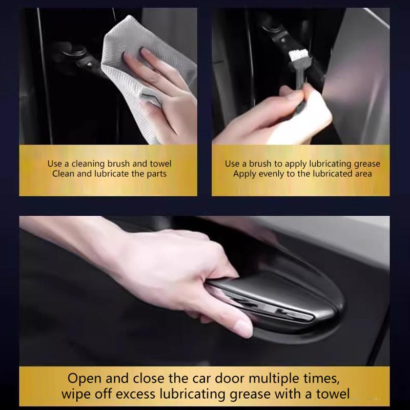 1 Set Auto Grease Car Sunroof Track White Synthetic Grease Lubricating Oil Door Abnormal Synthetic Grease For Car Care