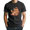 Capybara Casual Wrinkle Men's T-Shirt