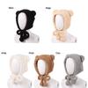 Warm Windproof Plush Bear Ear Hat Beanies Caps Winter Hats Earflap Earmuff