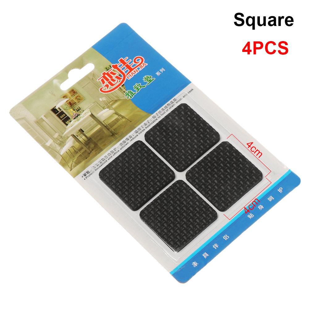 Geometric Shape EVA Furniture Leg Pads Thickening Anti Noisy Anti-slip Mat Self-adhesive Bumper Chair Fittings Floor Protector