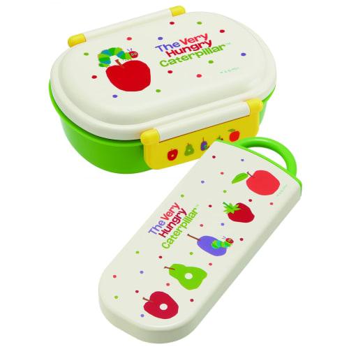 Skater Children's Cutlery Set, Lunch Box, Chopsticks, Spoon, Fork, Made in Japan, Sliding Cutlery, Name Stickers Included, Antibacterial, Trio Set, Ve