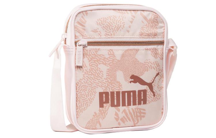 PUMA Fabric Shoulder Bag, Crossbody Bag Regular Women s Pink White 076974-02