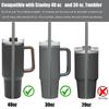 Replacements Straws Silicone Material Suitable for Adventure Travel Tumblers HX6C