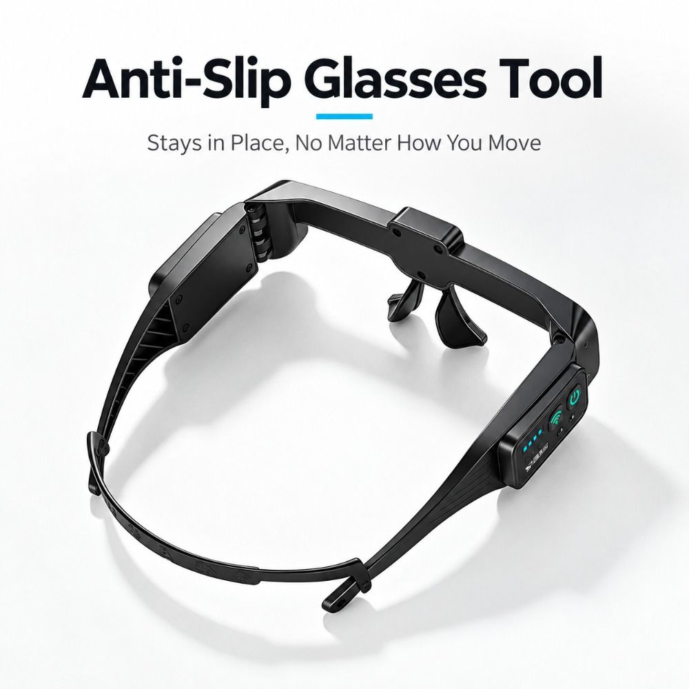 Rechargeable Induction COB LED Glasses Headlight Waterproof Head Lamp New Work Lamp Mechanic Work