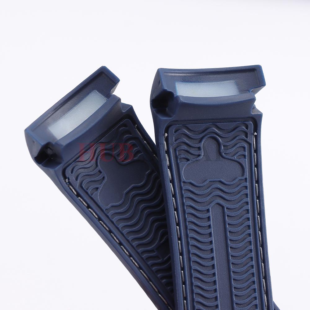 20mm 22mm Rubber Silicone Watchband for Omega Seamaster 300 Speedmaster for Seiko SKX Waterproof Watchband Watch Strap Men Women