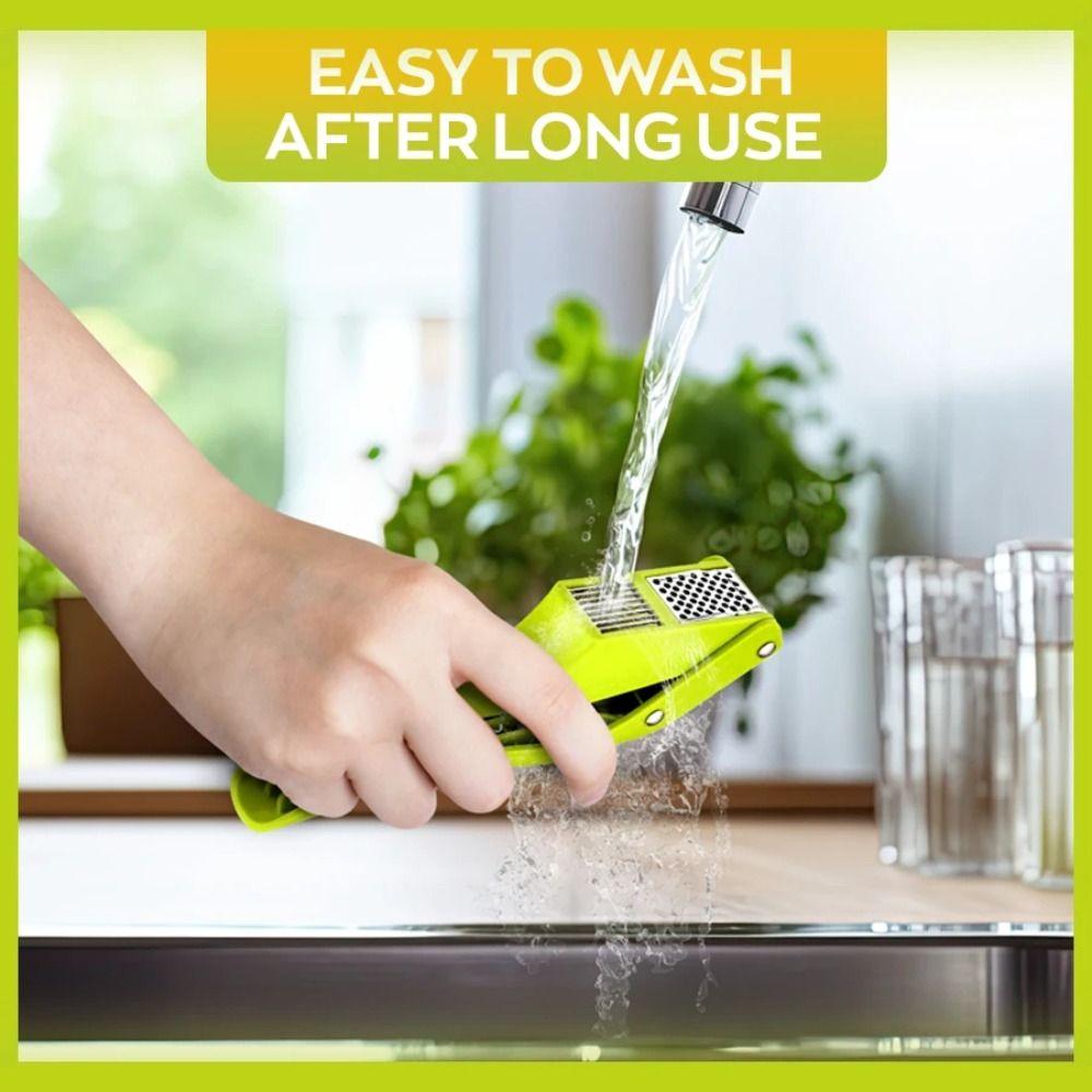 Mashing Function Garlic Slicer Manual Type Garlic Masher 2-in-1 Garlic Press Home Cooking