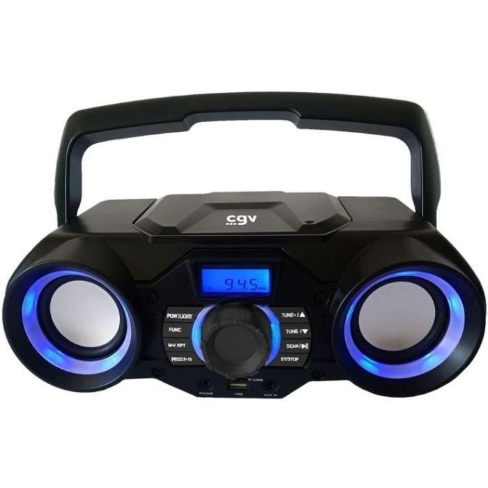 Radio CD Portable - CGV - CD SG-1 - Bluetooth 5.0 - USB - SD