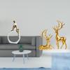Elegant Readers And Deer Figurines Abstract Women Statue Centerpiece for Bedroom Bookshelf