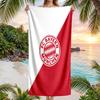 FC Bayern München Druck Schnelltrocknendes Strandtuch Mikrofaser Saugfähig Tragbares Reise-Badetuch
