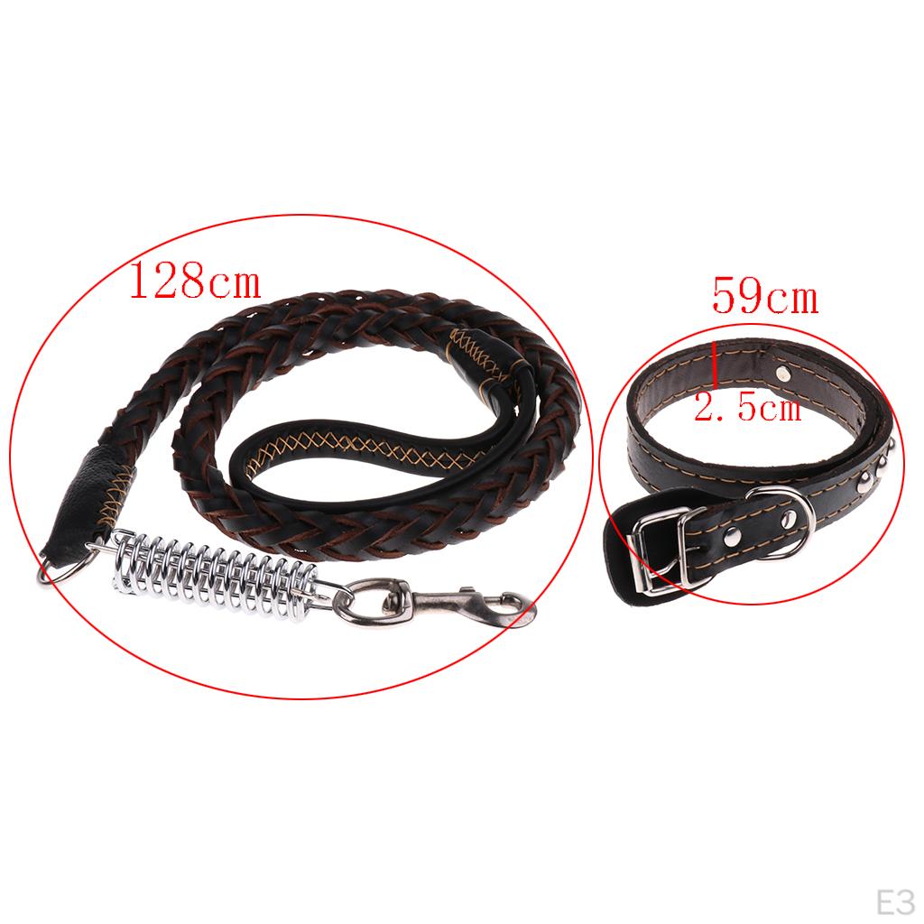 Pet Walking Training Dogs Leashes Medium Puppy Black,Brown