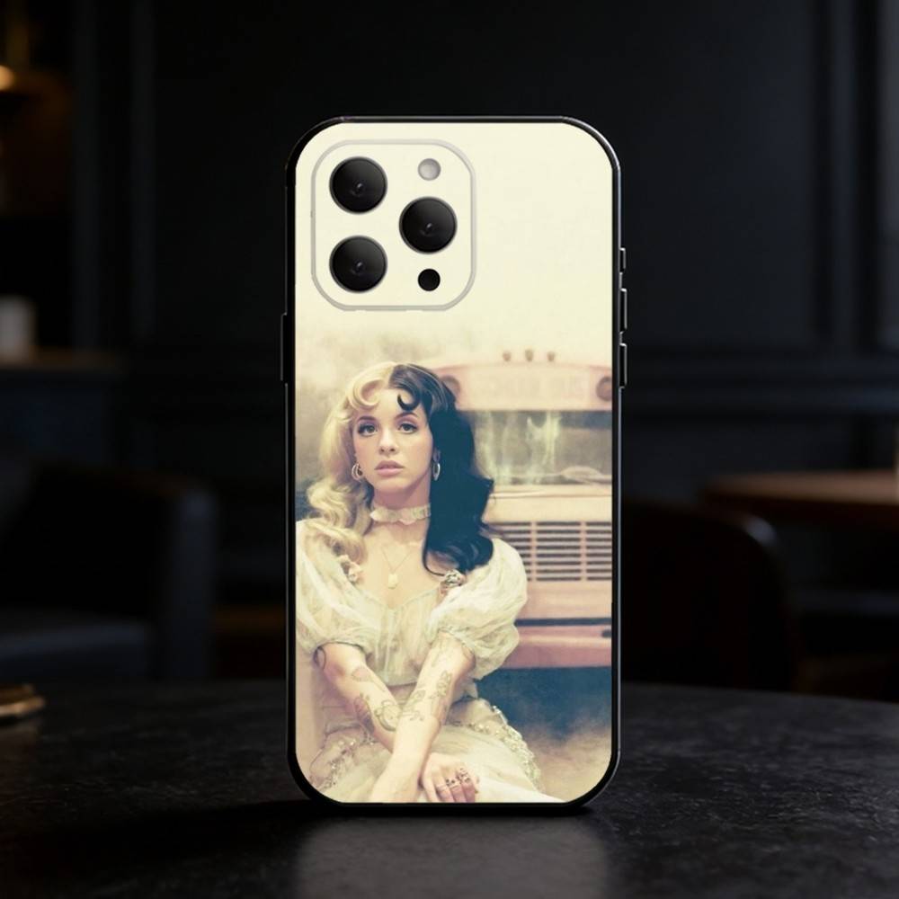 Girl Singer M-Melanie Martinez Phone Case For iPhone 17,16,15,14,13,12,11 Plus,Pro Max,SE4Soft Silicone Black Cover