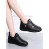 Leisure Shoes with Fleece Lining, Water-resistant, Women's Cotton Shoes, Anti-slip Flat Shoes