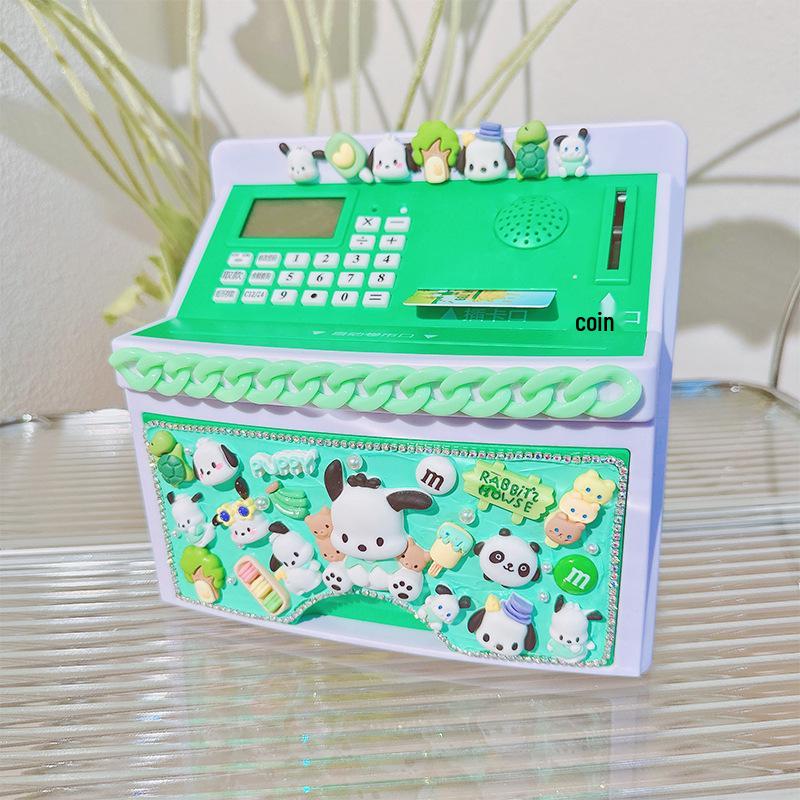 Creative Children s ATM Money Box: Cartoon Coin Bank with Voice Password and Large Capacity
