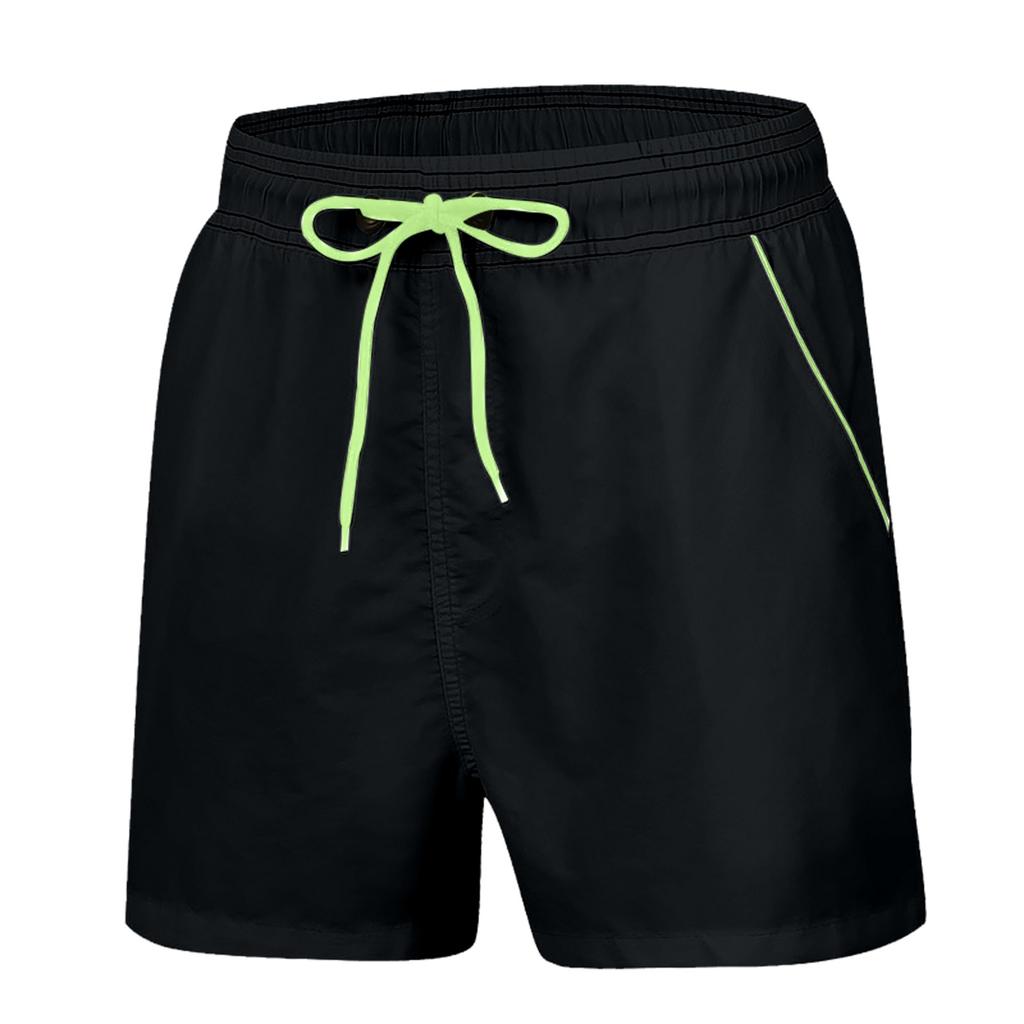Men's Slim Fit Swim Shorts with Zipper Pocket Quick Dry Beachwear Athletic Swim Trunks for Outdoor Water Sports and Swimming