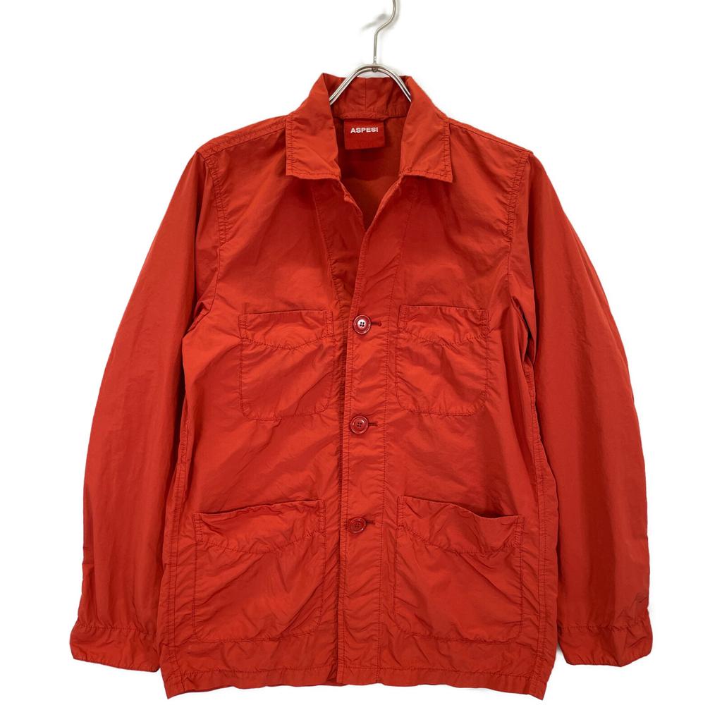 ASPESI Red nylon shirt jacket Jacket S RedUsed