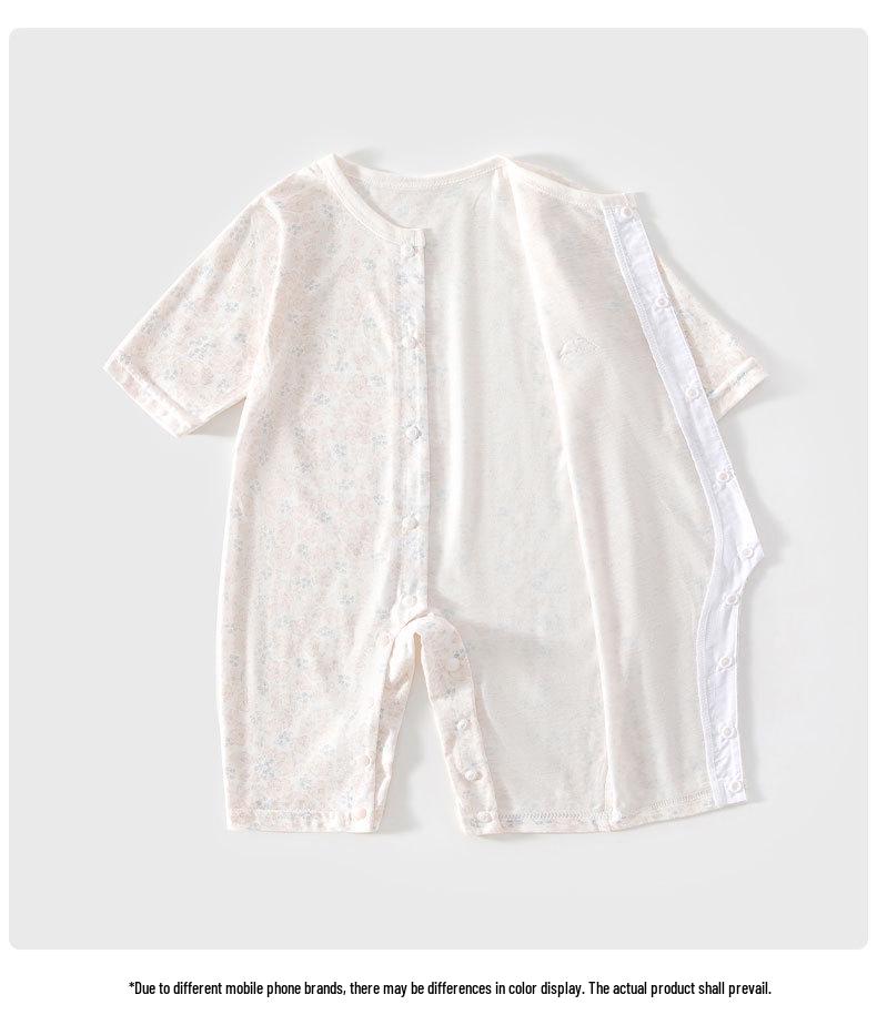 Infant Summer Romper - Lightweight, Boneless, 3/4 Sleeve Onesie for Toddler