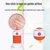 Rechargeable Cartoon Fruit Mini Desktop Fan - Portable, Long-Lasting Electric Fan
