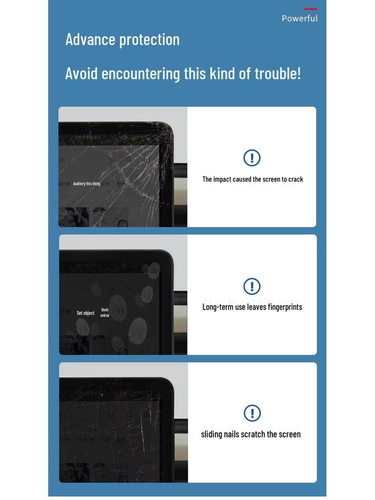 BMW X3 Integrated Navigation Display Tempered Glass Protector - Interior Modification for 26 Models