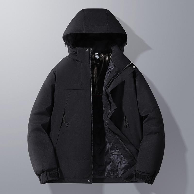Winter Men's Cotton-padded Jacket Men's and Women's Windproof and Waterproof Mountaineering Outdoor Thickened Cotton Jacket Jacket