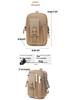 Camouflage Tactical Waist Pack for Phone and Coins - Military Style Hanging Bag